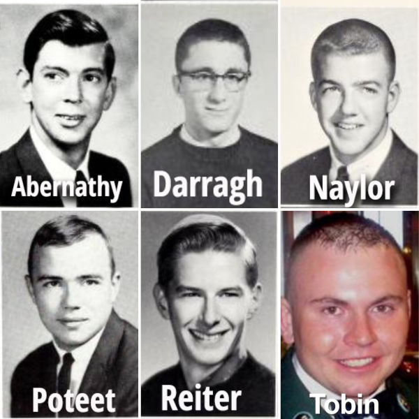 An image consisting of six headshots of the MacMurray alumni noted below.